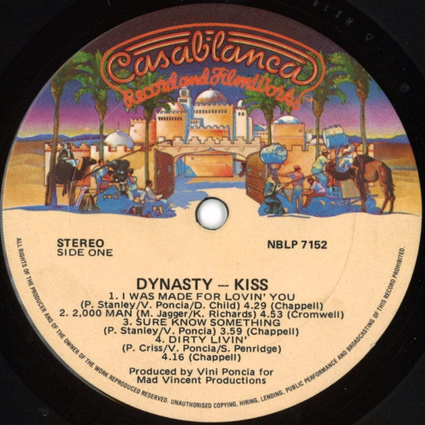 Kiss : Dynasty (LP, Album, RE)