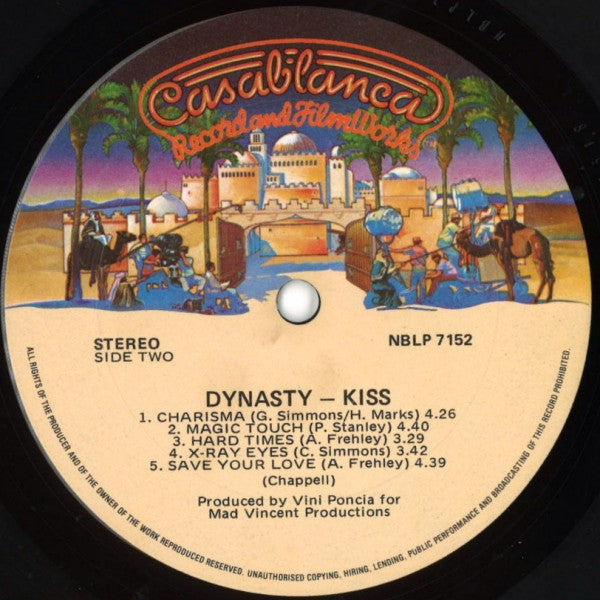 Kiss : Dynasty (LP, Album, RE)