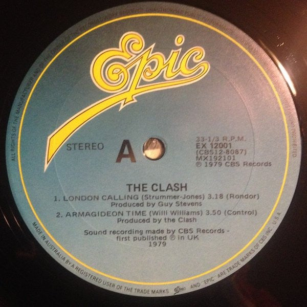 The Clash : London Calling / Armagideon Time (12", Single)