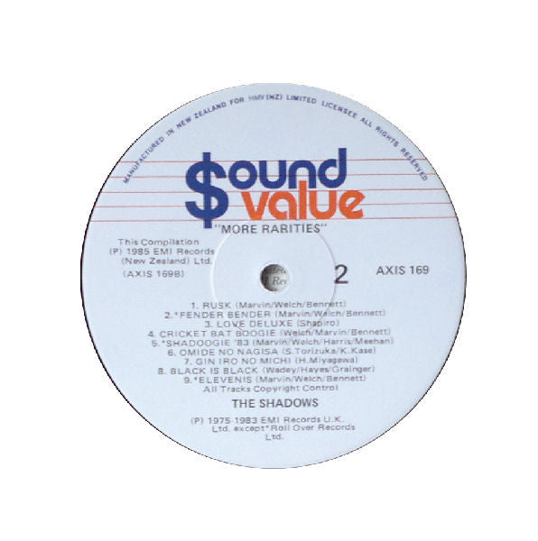The Shadows : More Rarities (LP, Comp)