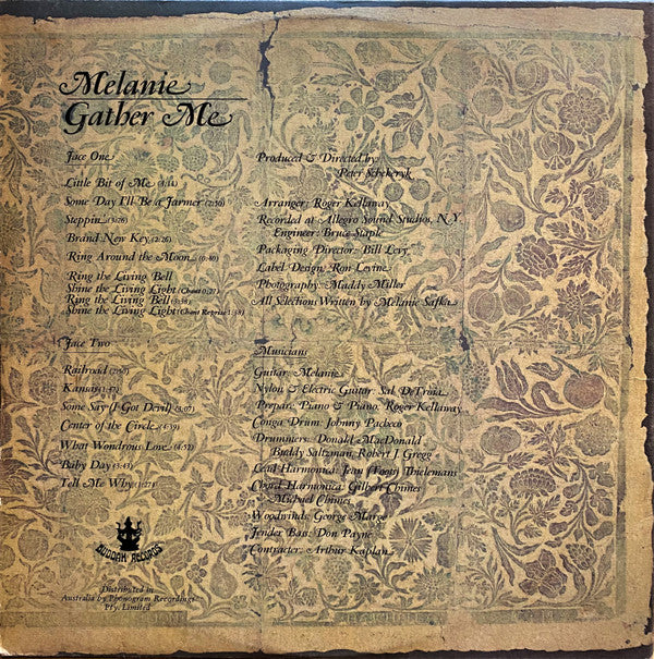 Melanie (2) : Gather Me (LP, Album, Gat)