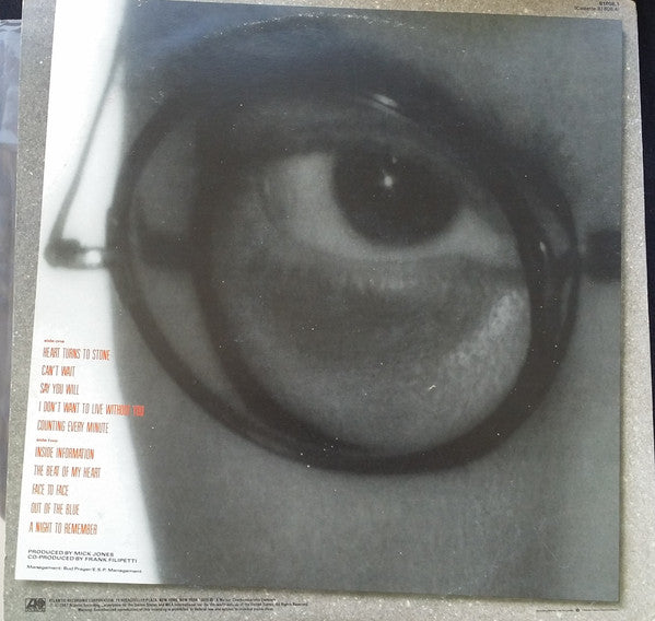 Foreigner : Inside Information (LP, Album, Gat)