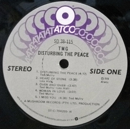 T.M.G.* : Disturbing The Peace (LP, Album, Promo)