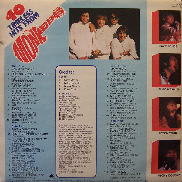 The Monkees : Monkeemania (2xLP, Comp, RE)