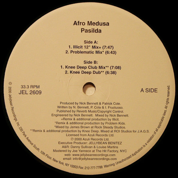 Afro Medusa : Pasilda (12")