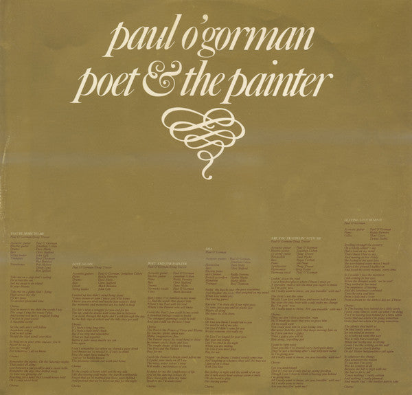 Paul O'Gorman : Poet And The Painter (LP, Album)