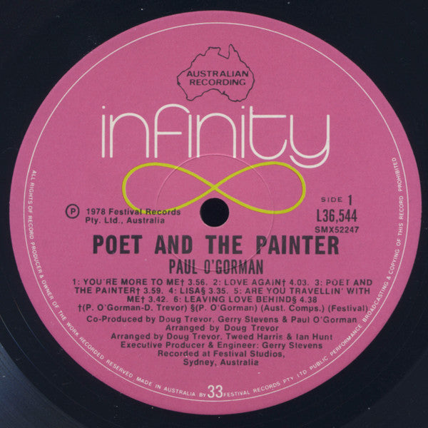 Paul O'Gorman : Poet And The Painter (LP, Album)