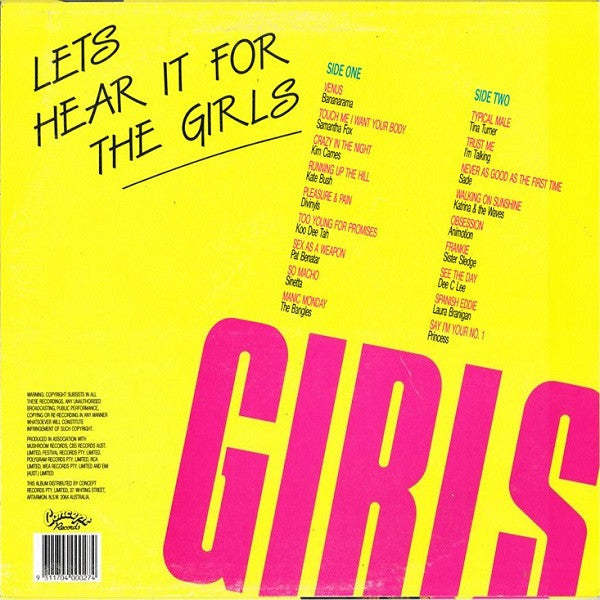 Various : Let's Hear It For The Girls (LP, Comp)