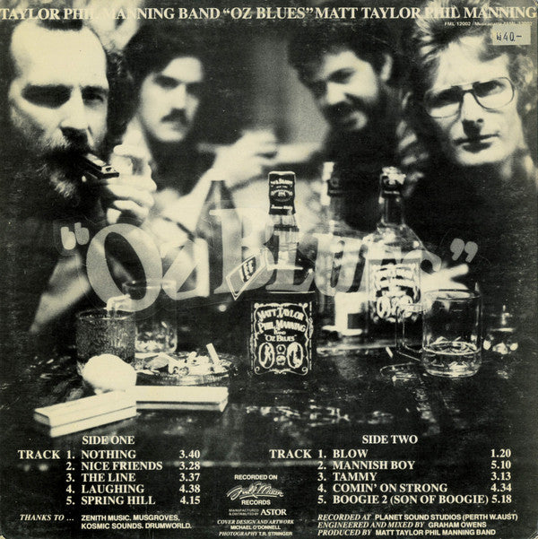 Matt Taylor Phil Manning Band : Oz Blues (LP, Album)