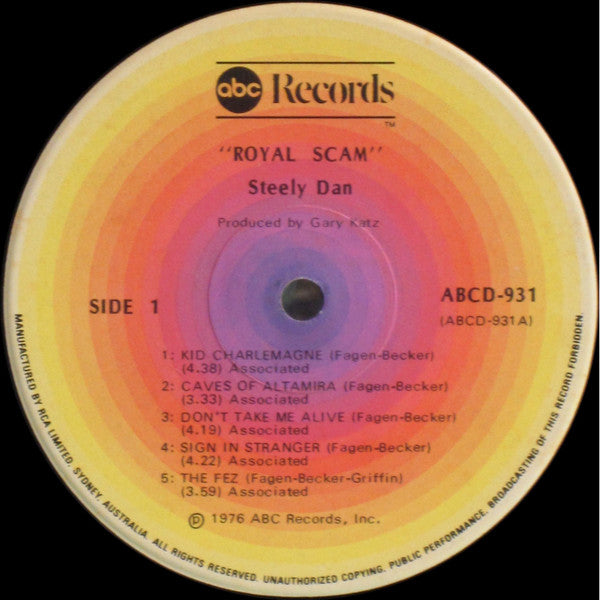Steely Dan : The Royal Scam (LP, Album)