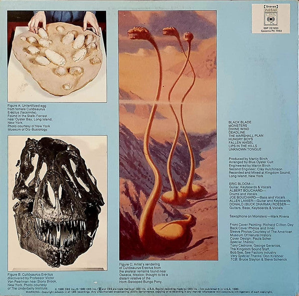 Blue Öyster Cult : Cultösaurus Erectus (LP, Album)