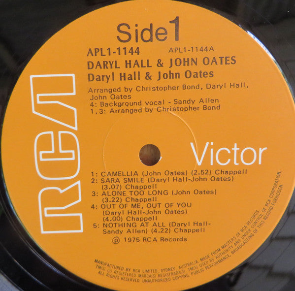 Daryl Hall & John Oates : Daryl Hall & John Oates (LP, Album)