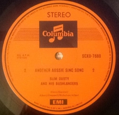 Slim Dusty And His Bushlanders : Another Aussie Sing Song (LP, RE)