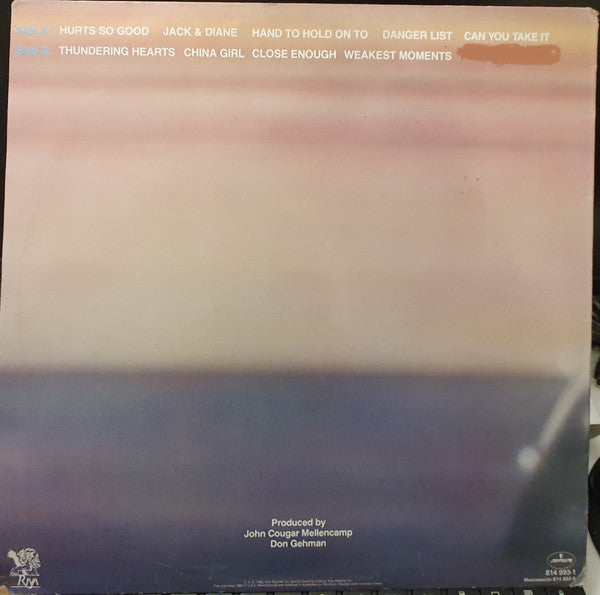 John Cougar Mellencamp : American Fool (LP, Album, RE)