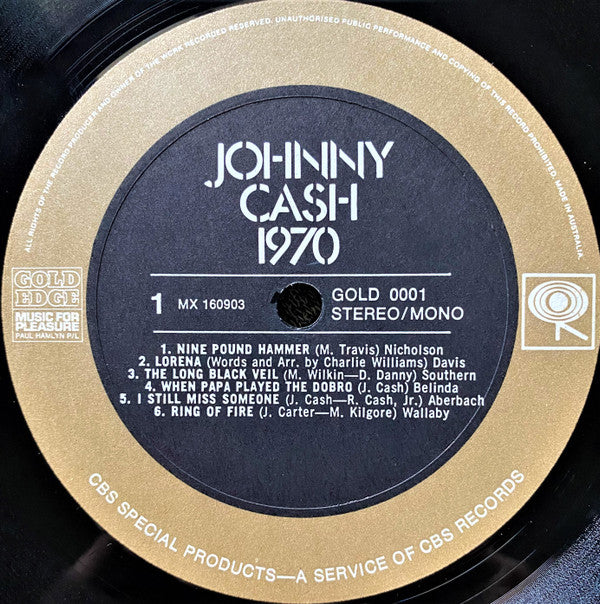 Johnny Cash : 1970 (LP, Comp, Gat)