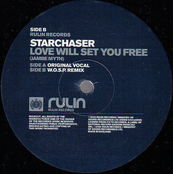 Starchaser : Love Will Set You Free (Jambe Myth) (12")