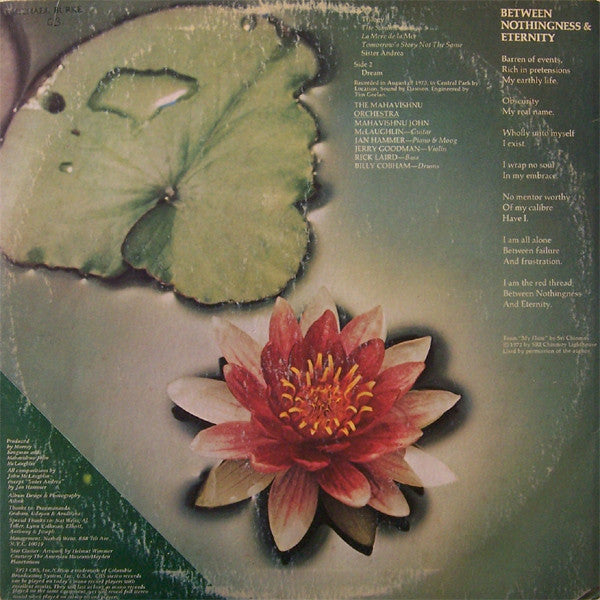 Mahavishnu Orchestra : Between Nothingness & Eternity (LP, Album)