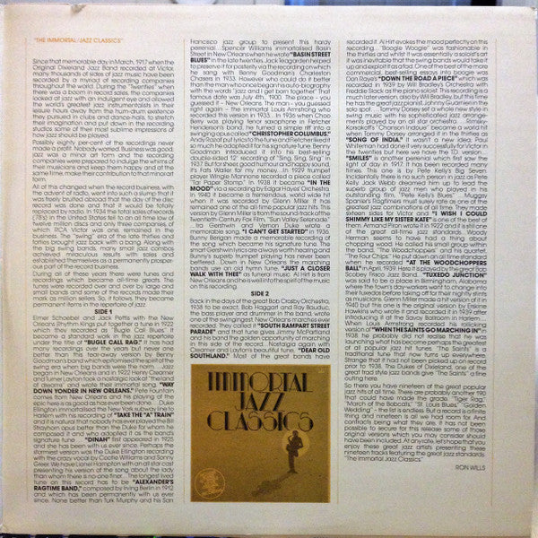 Various : Immortal Jazz Classics (LP, Comp + 12", Single)