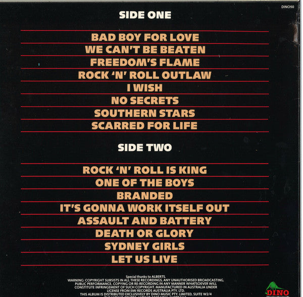 Rose Tattoo : Their Greatest Hits (LP, Comp)