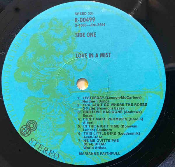 Marianne Faithfull : Loveinamist (LP, Album, Club, RE)