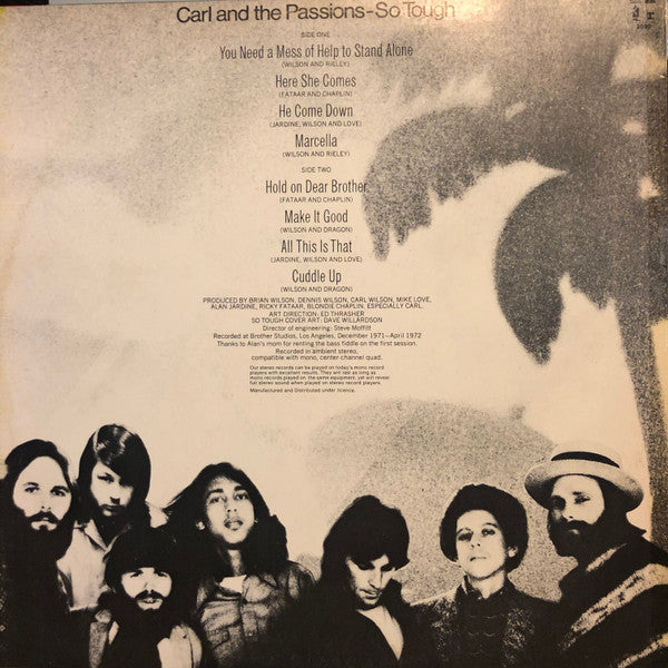 The Beach Boys : Carl And The Passions – "So Tough" (LP, Album)