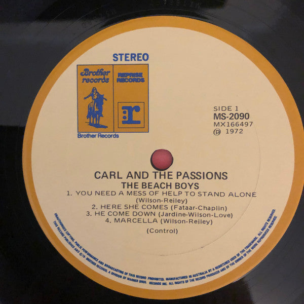 The Beach Boys : Carl And The Passions – "So Tough" (LP, Album)