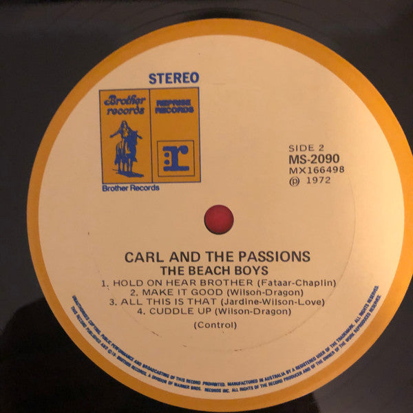 The Beach Boys : Carl And The Passions – "So Tough" (LP, Album)