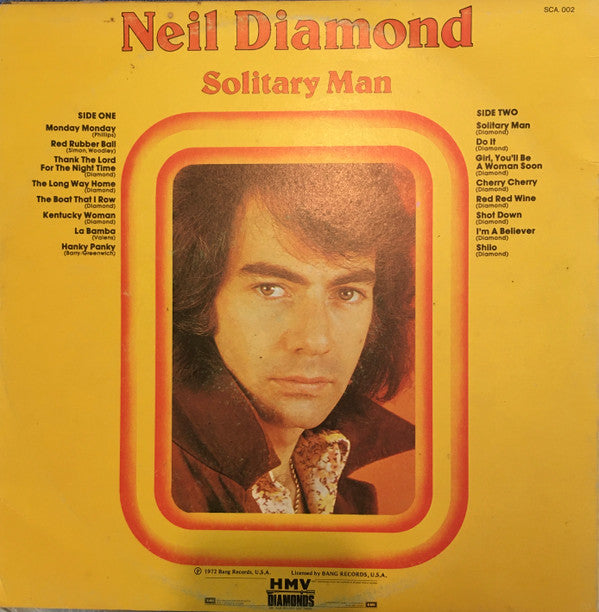 Neil Diamond : Solitary Man (LP, Comp, Gat)