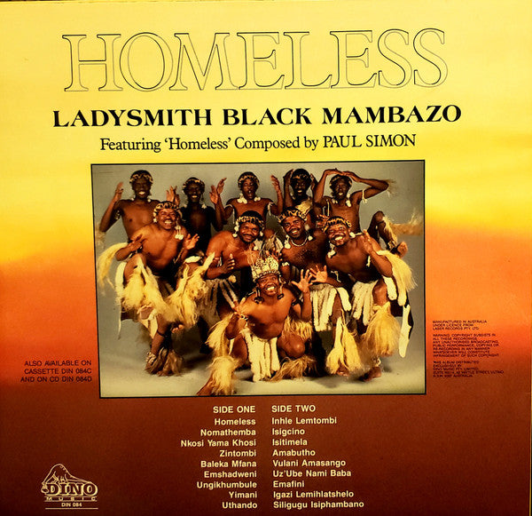 Ladysmith Black Mambazo : Homeless (LP)
