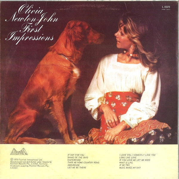 Olivia Newton-John : First Impressions (LP, Comp, RE, Blu)