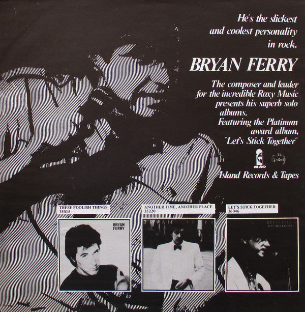 Bryan Ferry : Let's Stick Together (LP, Album)