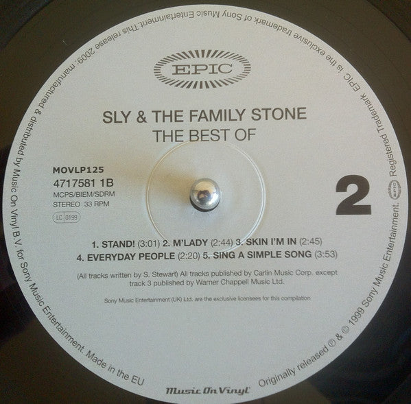 Sly & The Family Stone : The Best Of Sly And The Family Stone (2xLP, Comp, RE)