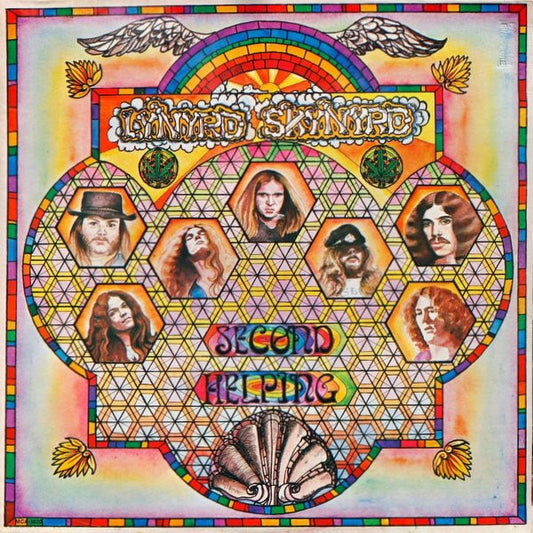 Lynyrd Skynyrd : Second Helping (LP, Album, RE, RP, Pin)
