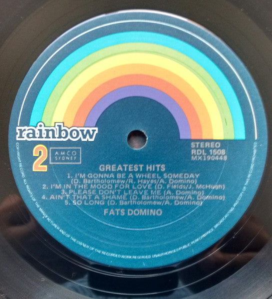 Fats Domino : Greatest Hits (LP, Album, RE)