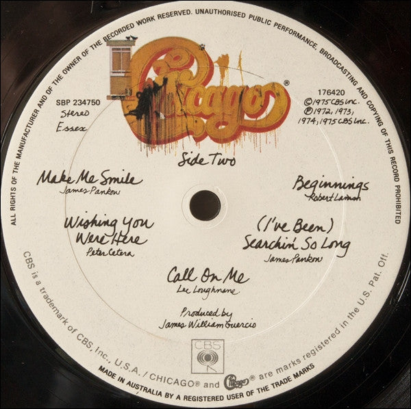 Chicago (2) : Chicago IX - Chicago's Greatest Hits (LP, Comp)