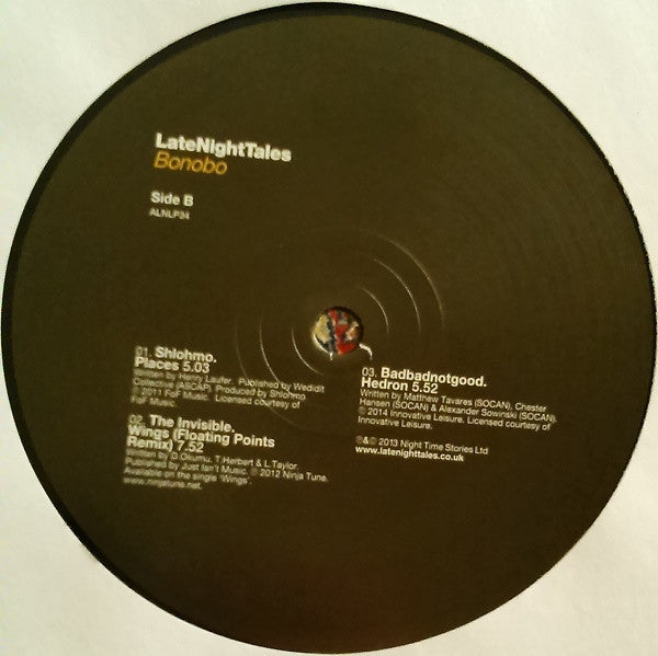 Bonobo : LateNightTales (2xLP, Comp, Ltd, 180)