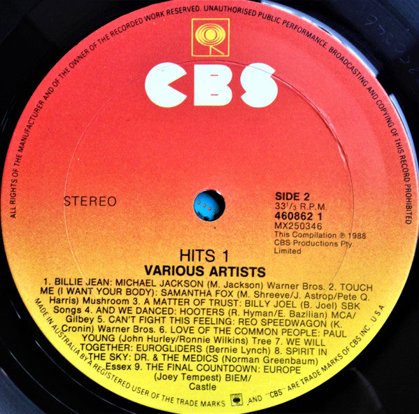 Various : Hits 1 (LP, Comp)