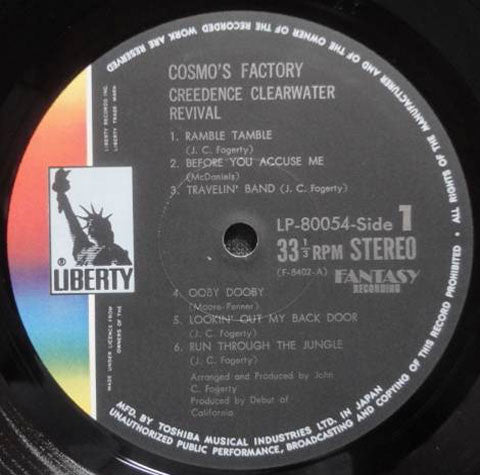 Creedence Clearwater Revival : Cosmo's Factory (LP, Album, Gat)