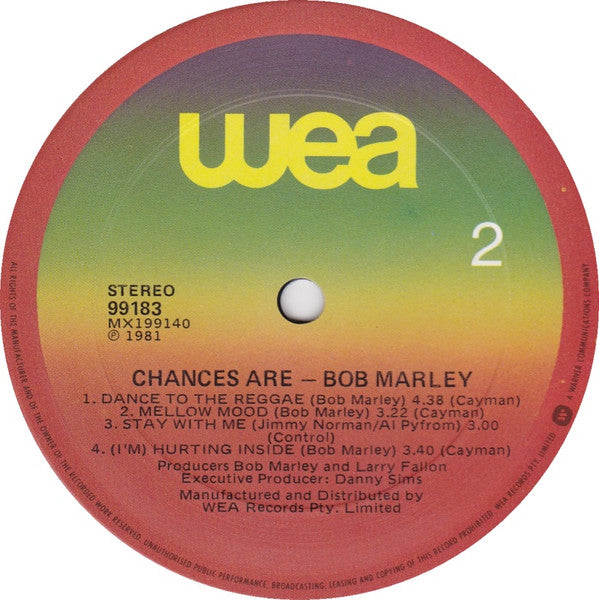 Bob Marley : Chances Are (LP, Album)