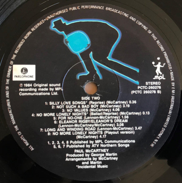 Paul McCartney : Give My Regards To Broad Street (LP, Album)