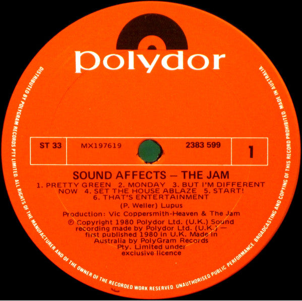 The Jam : Sound Affects (LP, Album)