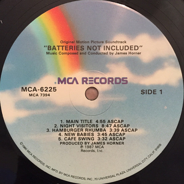 James Horner : Batteries Not Included (Original Motion Picture Soundtrack) (LP)