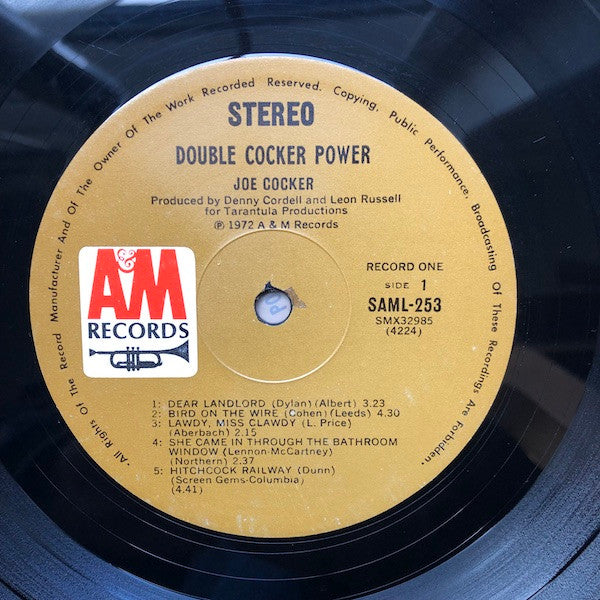 Joe Cocker : Double Cocker Power! (2xLP, Comp, Gat)