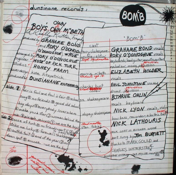 Various : Boys Own McBeth (LP, Album)