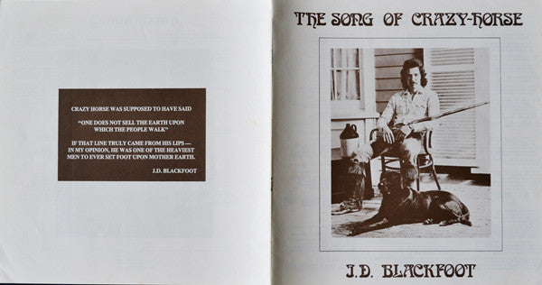 J. D. Blackfoot : The Song Of Crazy Horse (LP, Album)