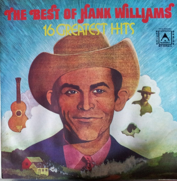 Hank Williams : The Best Of Hank Williams 16 Greatest Hits (LP, Comp)