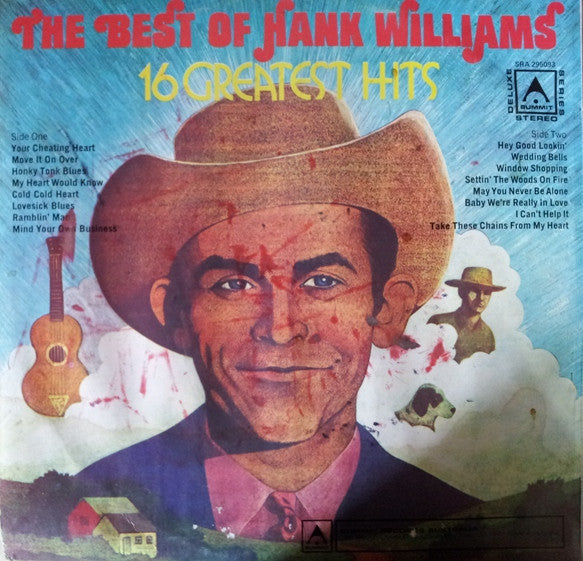 Hank Williams : The Best Of Hank Williams 16 Greatest Hits (LP, Comp)