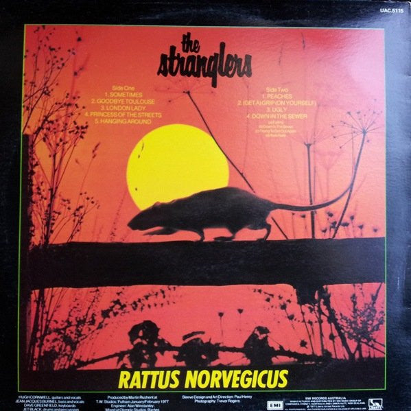 The Stranglers : Stranglers IV (Rattus Norvegicus) (LP, Album, RE)