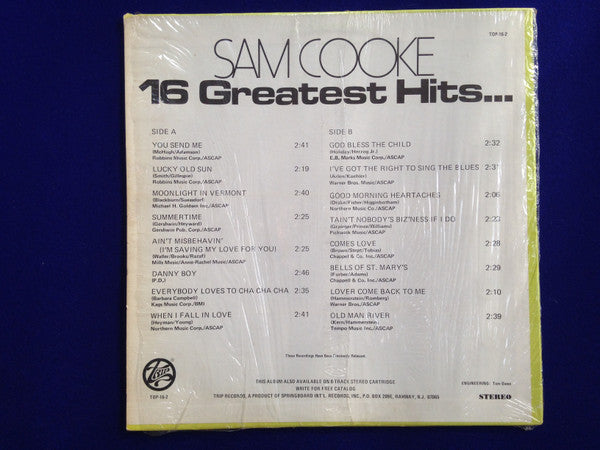 Sam Cooke : 16 Greatest Hits (LP, Comp)