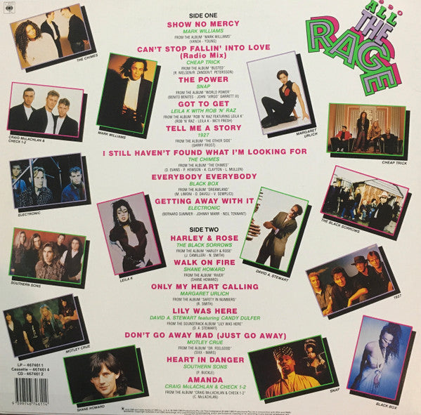 Various : 1990 All The Rage (LP, Comp)